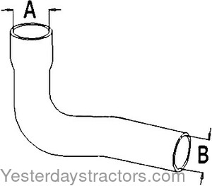 Case 1030 Radiator Hose A57353