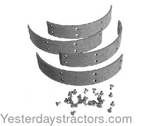 John Deere AR Brake Linings With Rivets AA4253R