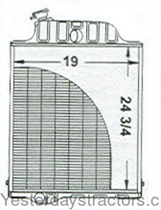 John Deere 4030 Radiator AR61881