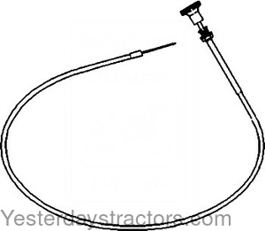 John Deere MC Choke Cable AT21782