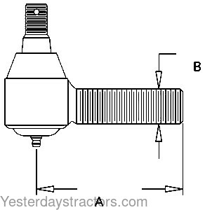 Ford 340 Tie Rod D8NN3289BB