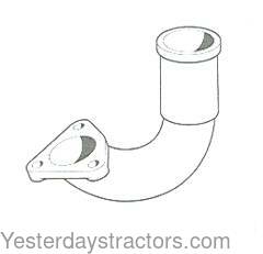 Ford Super Major Exhaust Elbow E1ADKN9488