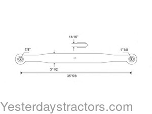 Ford 545C Lower Link Lift Arm (CAT 1\2) E5NN555AA