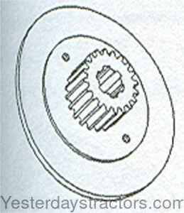 John Deere 70 Clutch Drive Disc F1228R