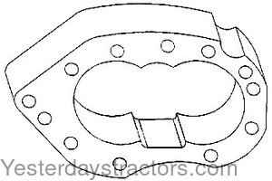 Oliver 88 Hydraulic Pump Center Plate K2043B