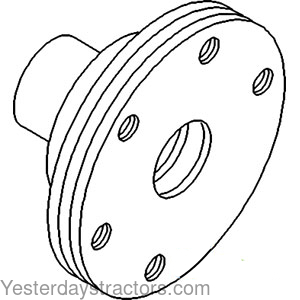 John Deere 830 Crankshaft Pulley R59915