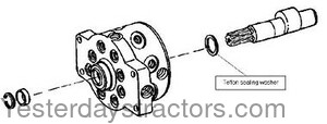 John Deere 1840 Hydraulic Pump Seal and O-Ring Kit RE29107