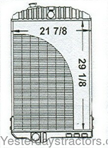 John Deere 4250 Radiator RE38664