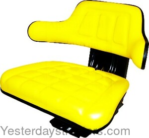 John Deere 1120 Wrap Around Seat Assembly - Yellow W222YL